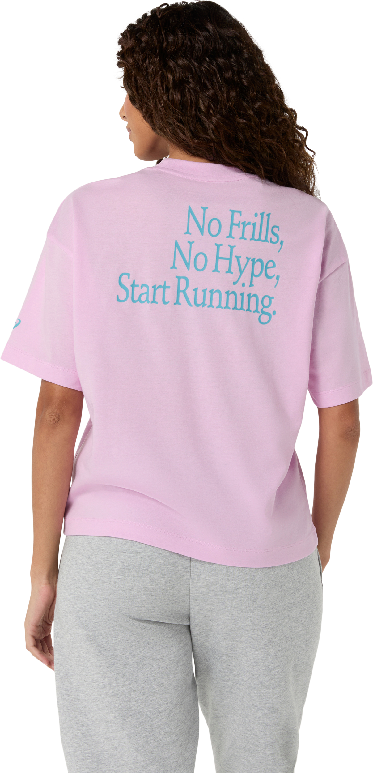 ASICS, W RUNNER MESSAGE GRAPHIC TEE