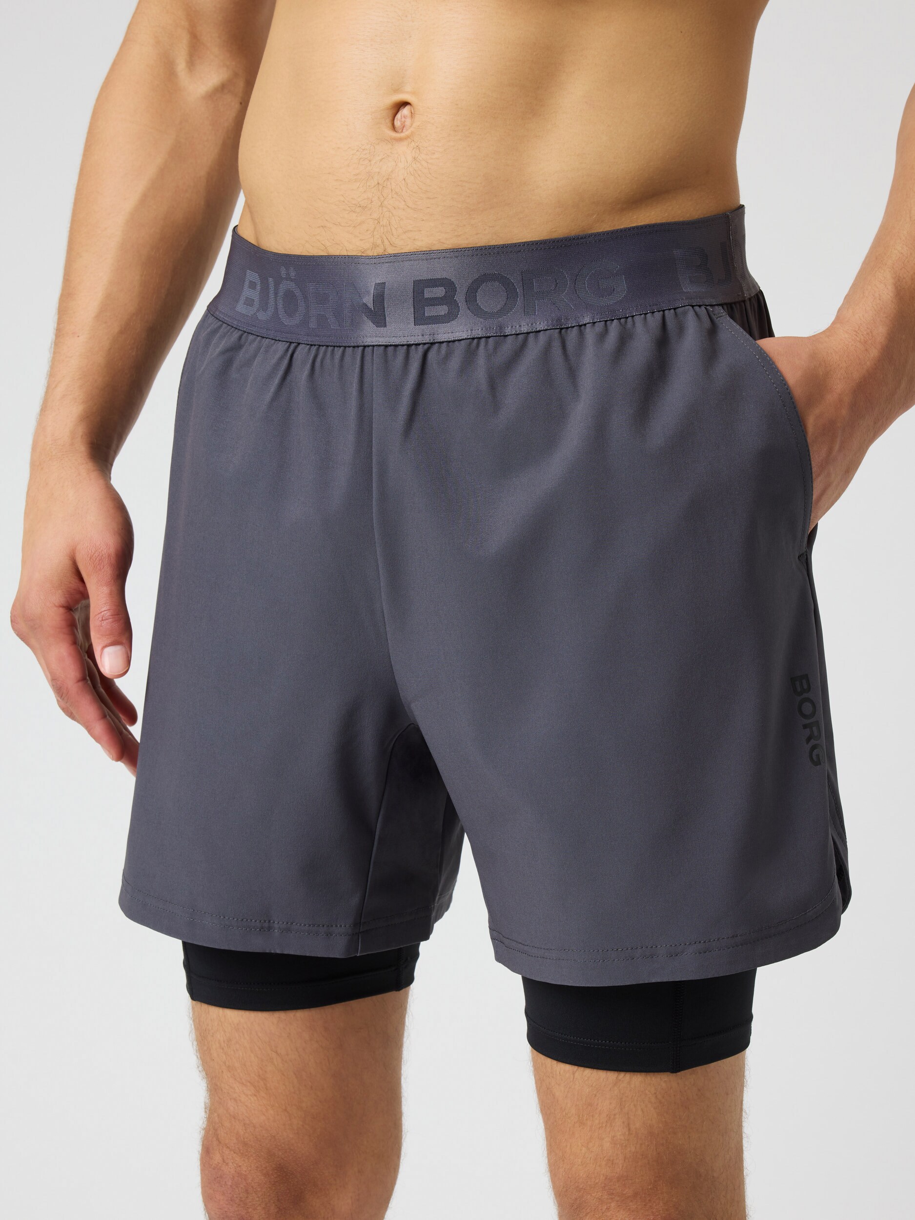 
BJ&Ouml;RN BORG, 
M Borg 2 In 1 Shorts, 
Detail 1
