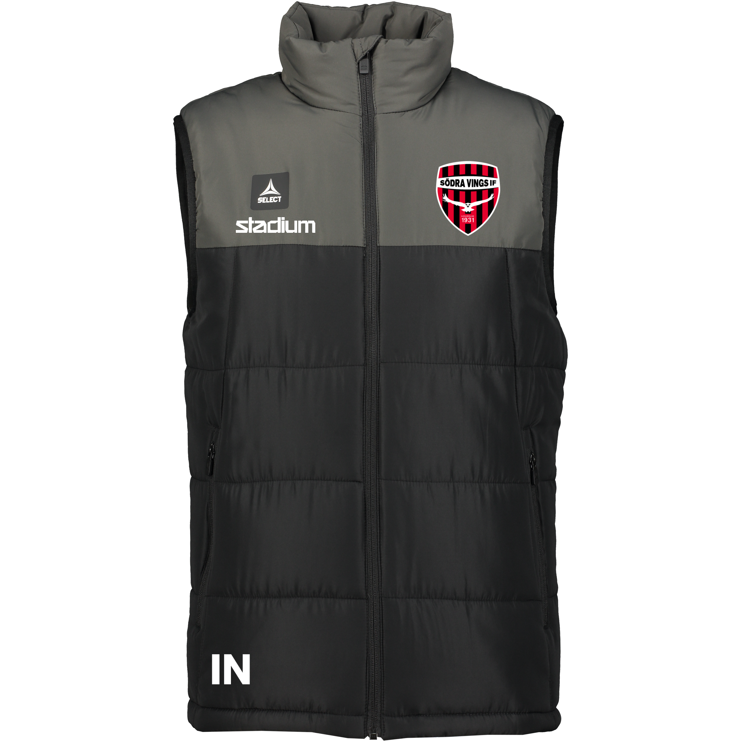 
SELECT, 
Oxford 25 Padded Vest, 
Detail 1
