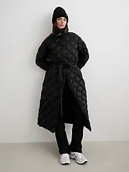 QUILTED COAT - BLACK Model01 Small1x1