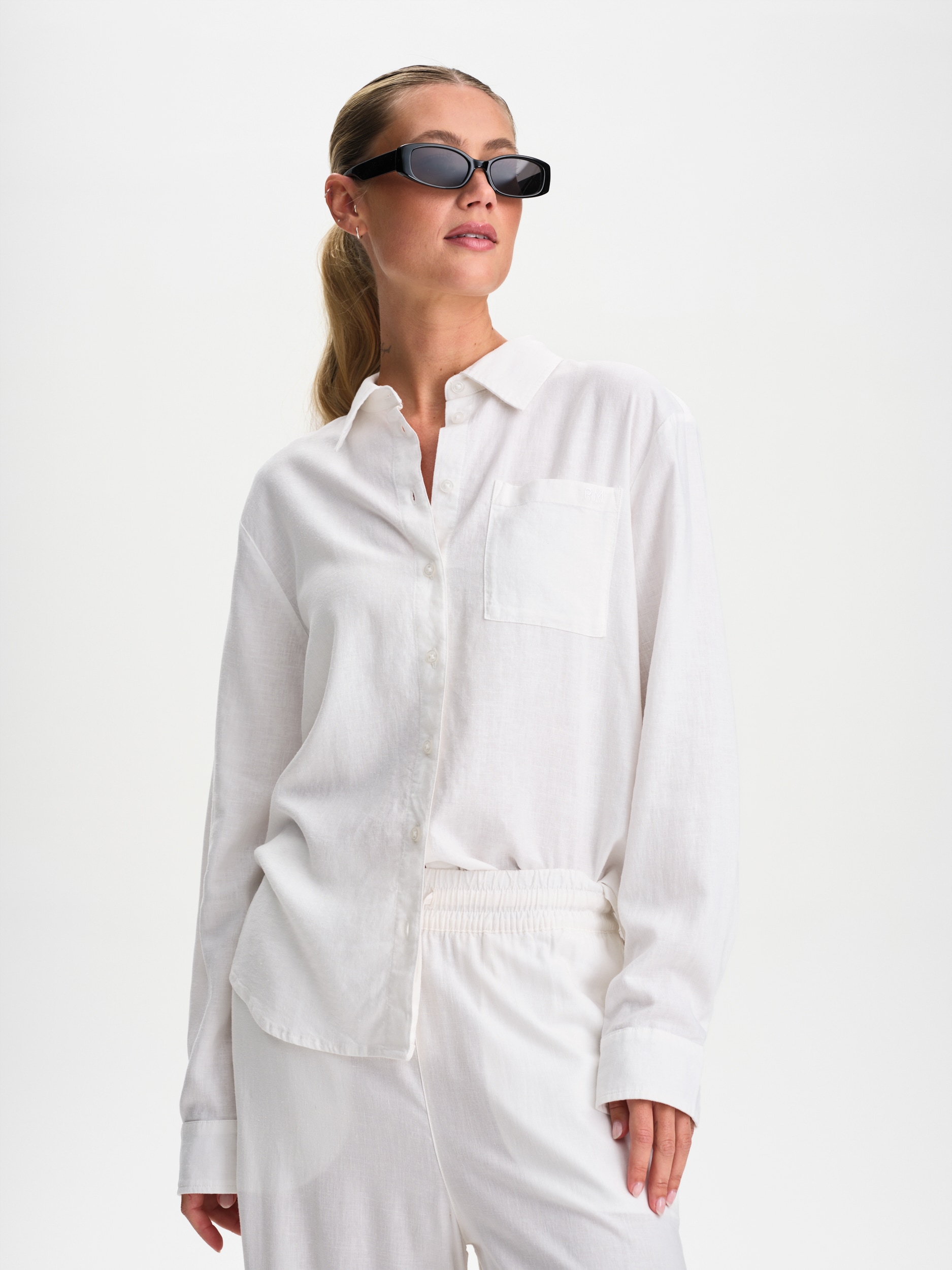 
RACE MARINE, 
W SEA SIDE LINEN SHIRT, 
Detail 1
