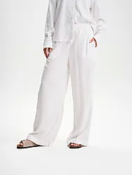 W SEA SIDE LINEN PANT - WHITE Model01 Small1x1