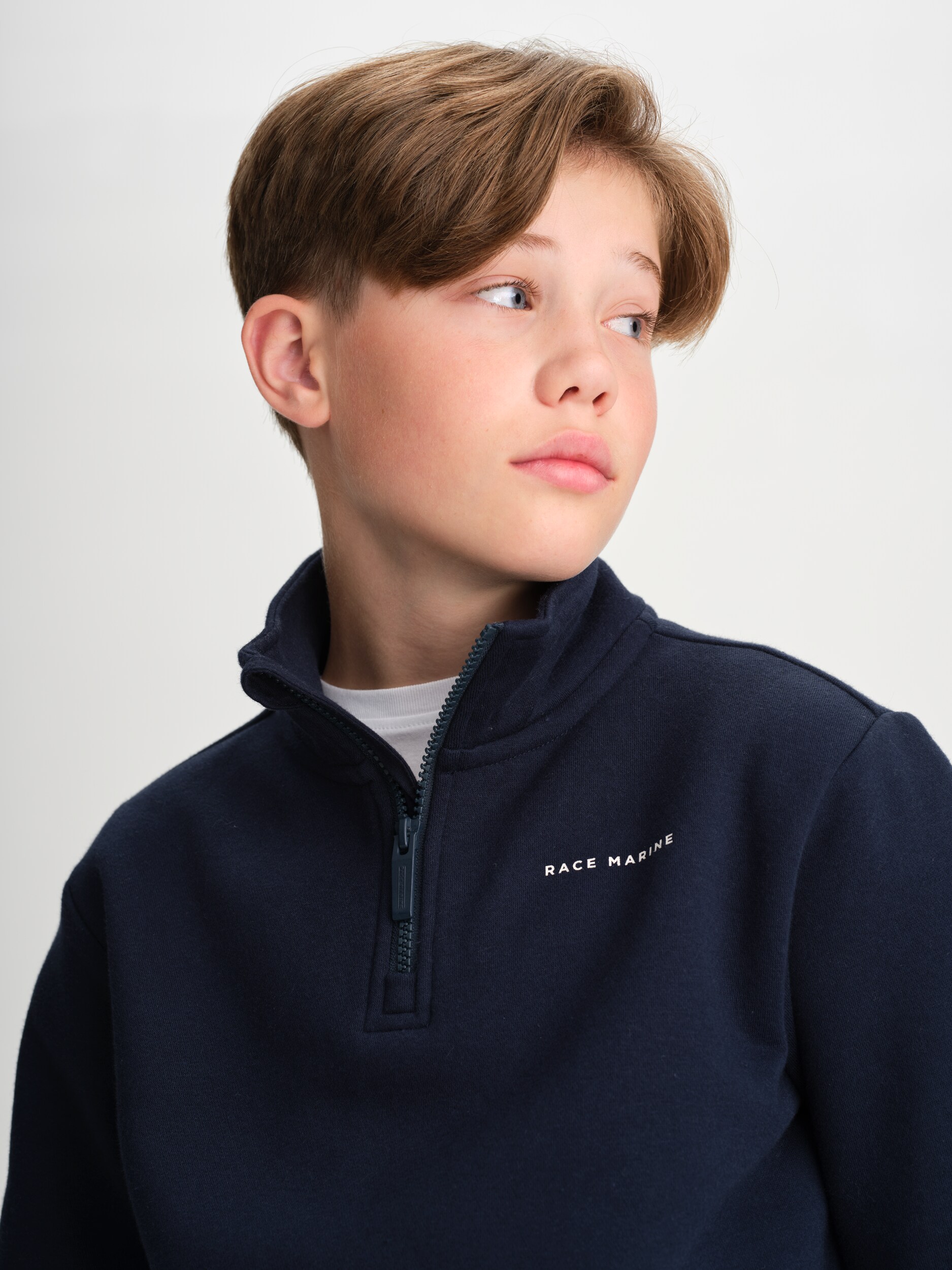 RACE MARINE, J Sea Half Zip Sweater