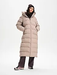 Juneau Coat, lång vinterjacka, dam - DESERT BEIGE Model01 Small1x1