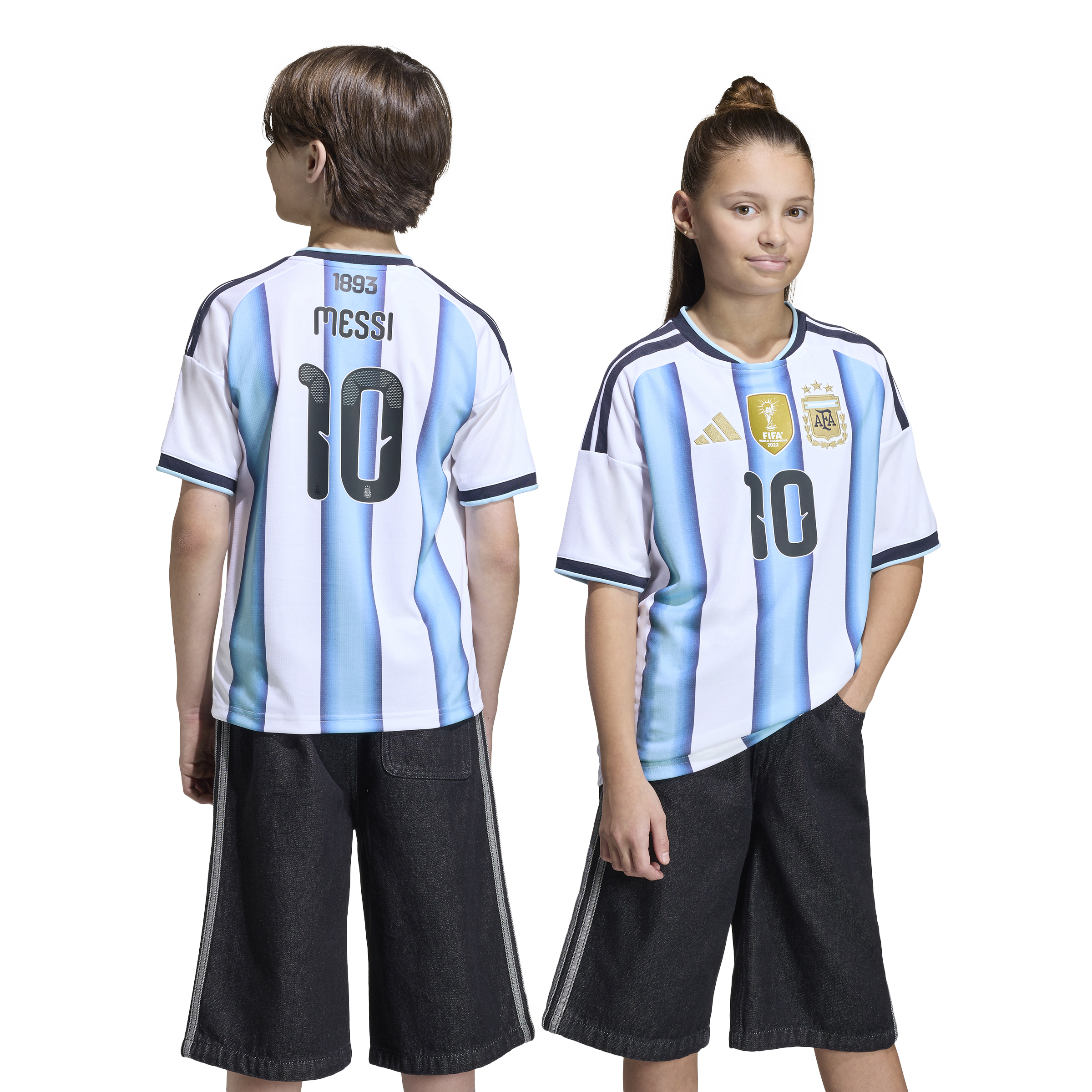ADIDAS, Argentina 26 Home Messi Kids Jersey