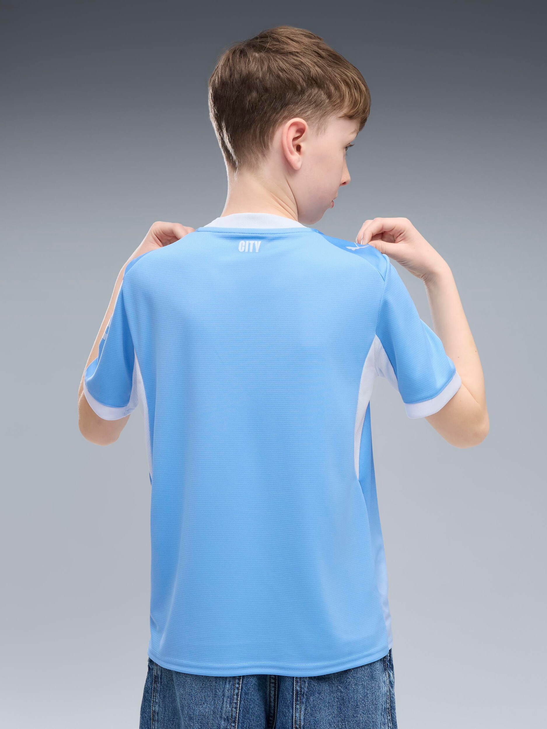 PUMA, MCFC HOME JERSEY REPLICA JR
