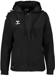 Core Xk Poly Zip Hood W - Black Standard Small1x1