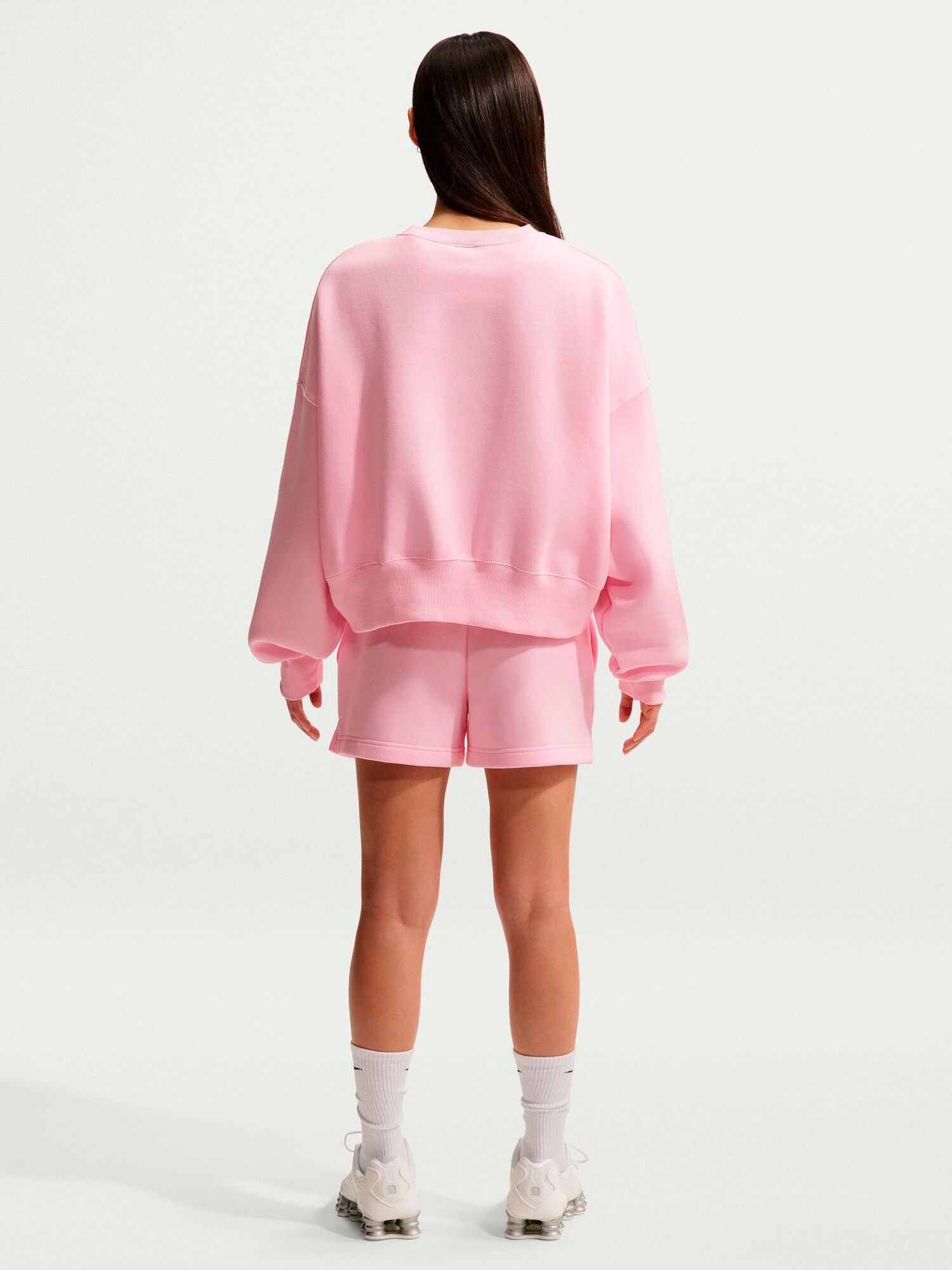 NIKE, W PHOENIX FLEECE MR STD 4IN SHRT