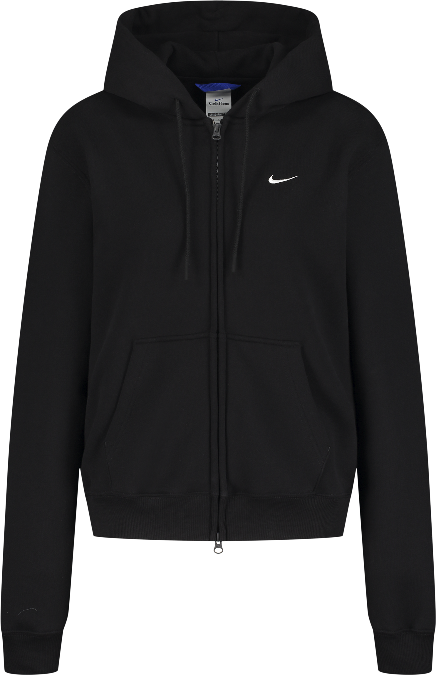 NIKE, W STUDIO FLEECE FULL-ZIP HOODIE