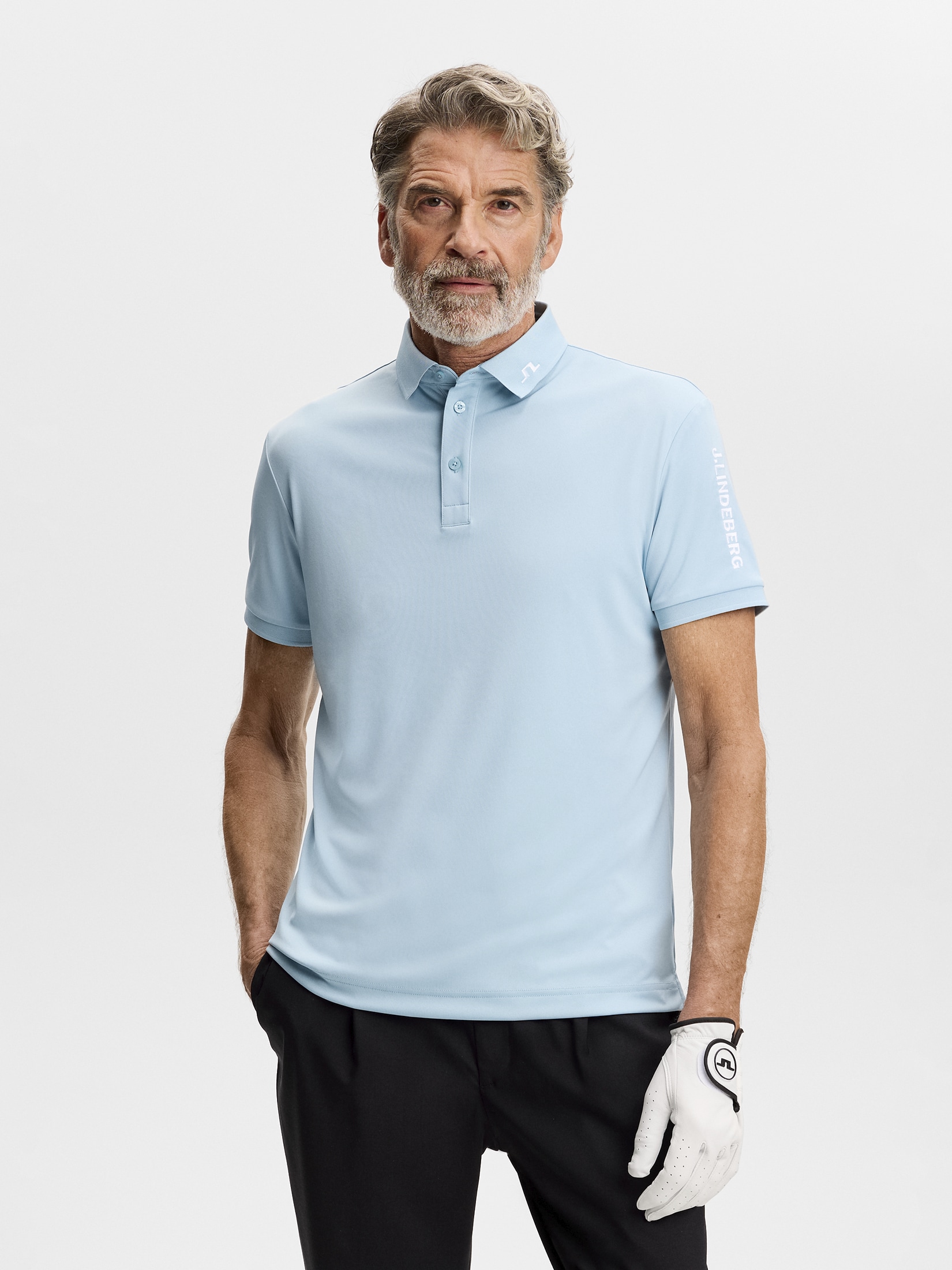 
J LINDEBERG, 
M TOUR TECH POLO, 
Detail 1
