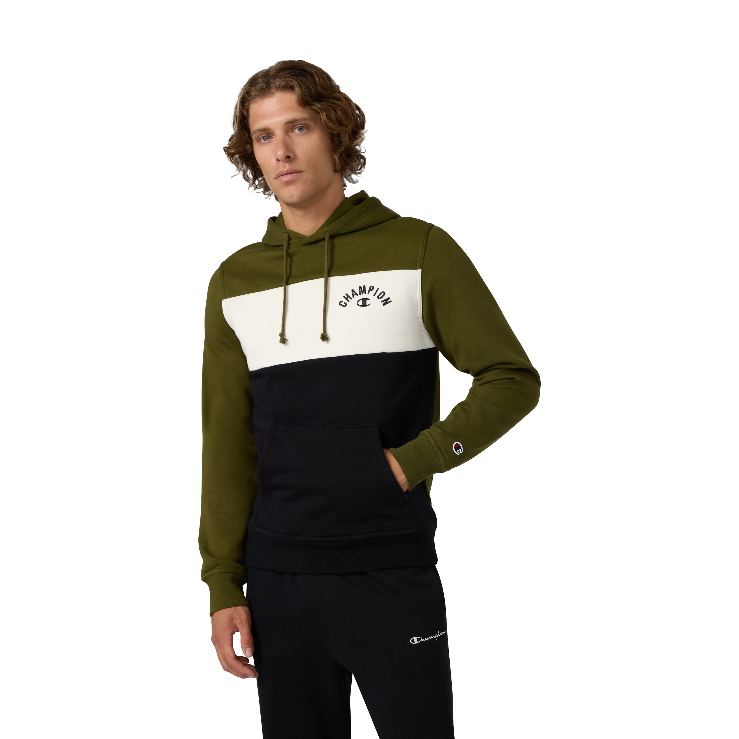 
CHAMPION, 
Sweatshirt Icons Hood M, 
Detail 1
