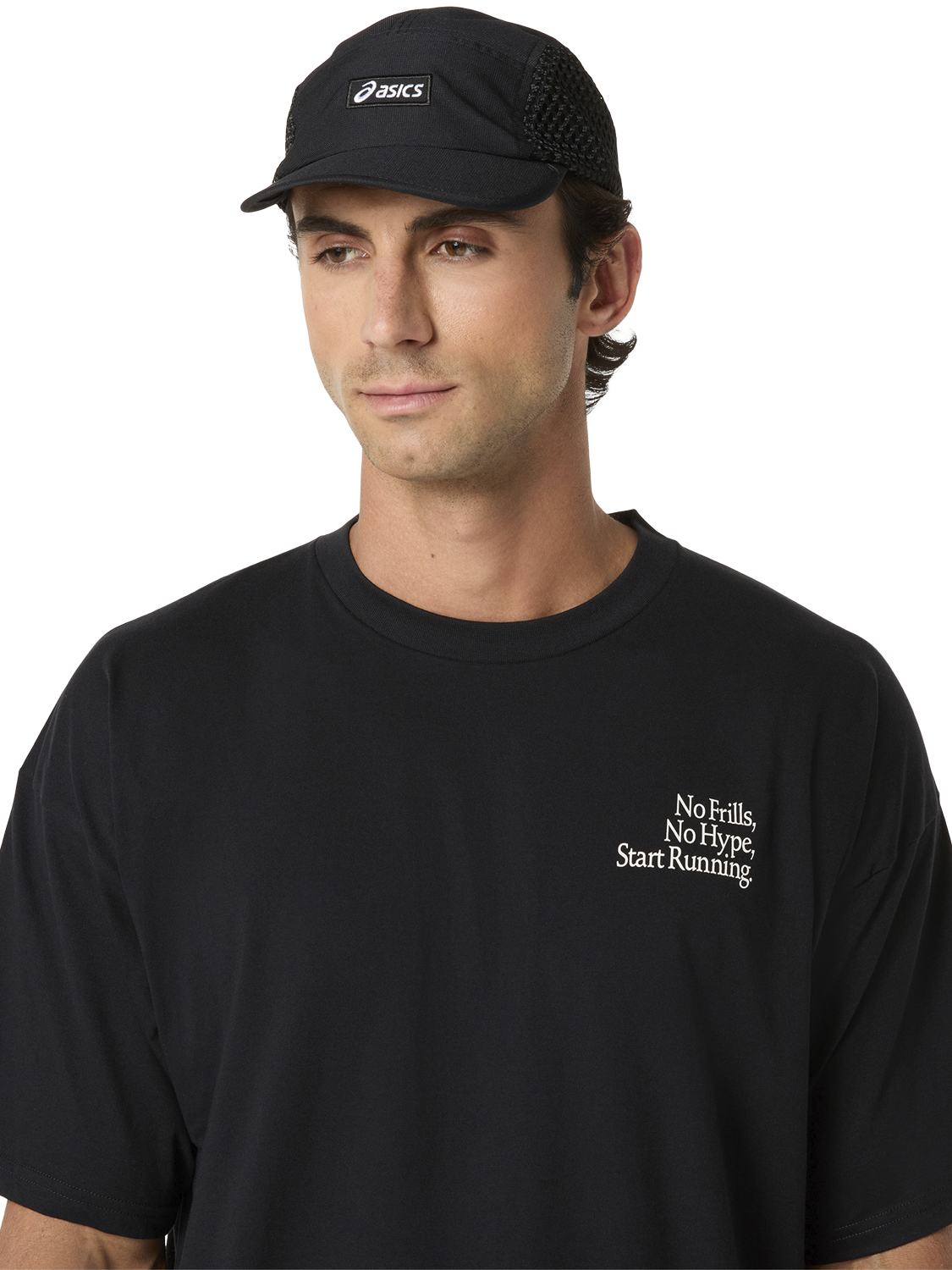 ASICS, M RUNNER MESSAGE GR TEE