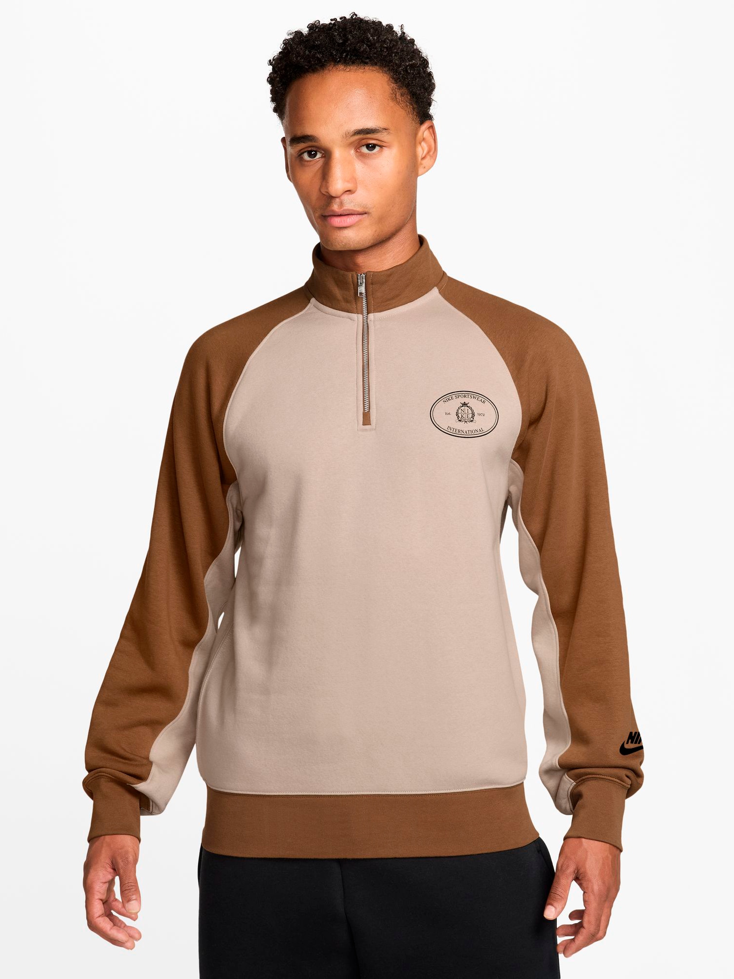 
NIKE, 
M SPW CLUB HALF-ZIP FLEECE TOP, 
Detail 1
