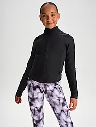 J Rib Active Longsleeve - Black Model01 Small1x1