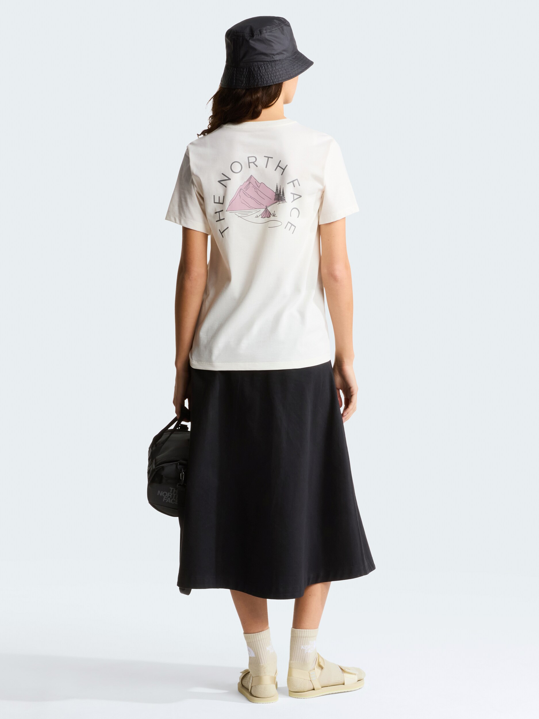 THE NORTH FACE, W MONTE REGULAR SHORT SLEEVE TEE-GRAPHIC