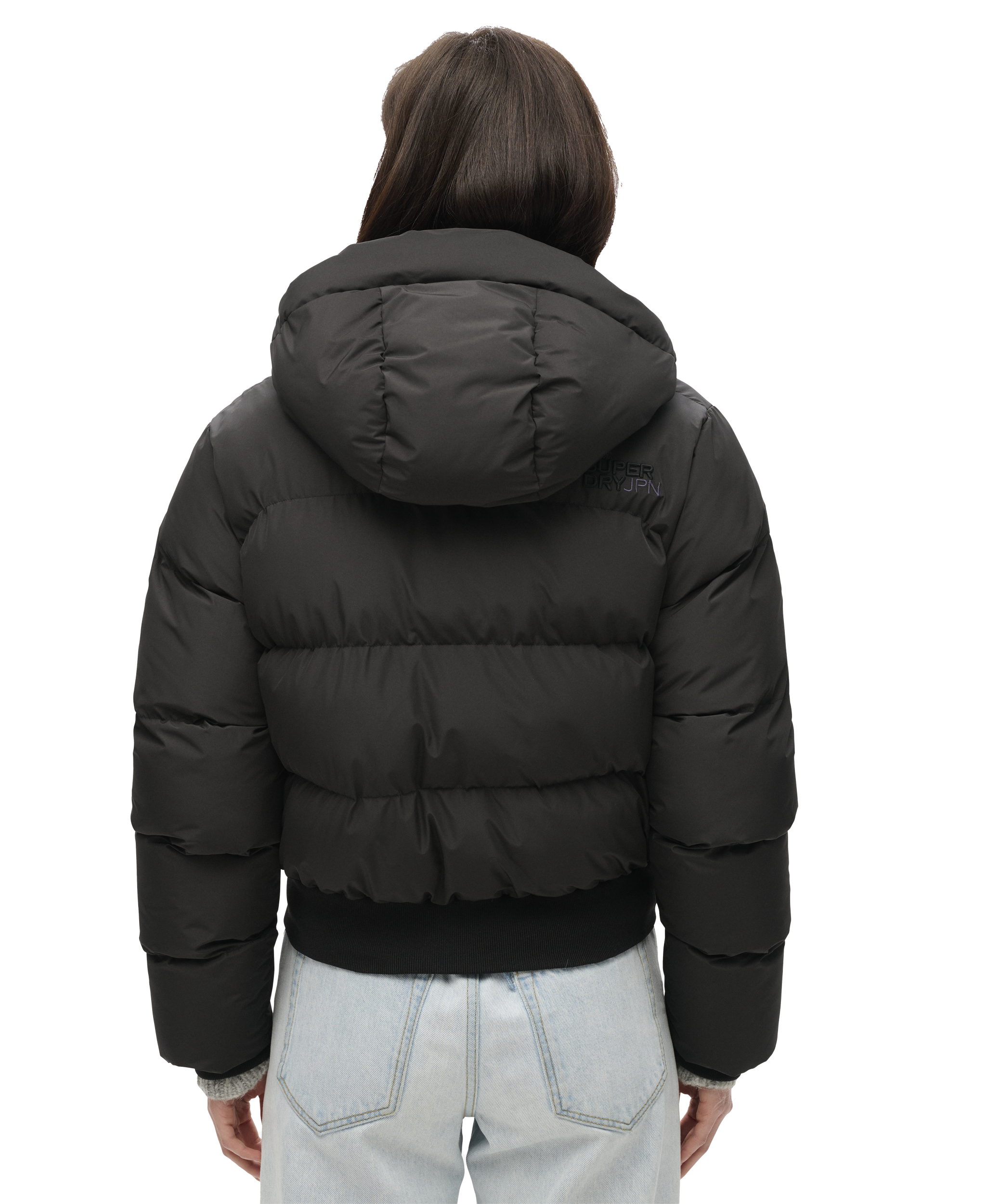 SUPERDRY, W Hood Sport Puff Bomber