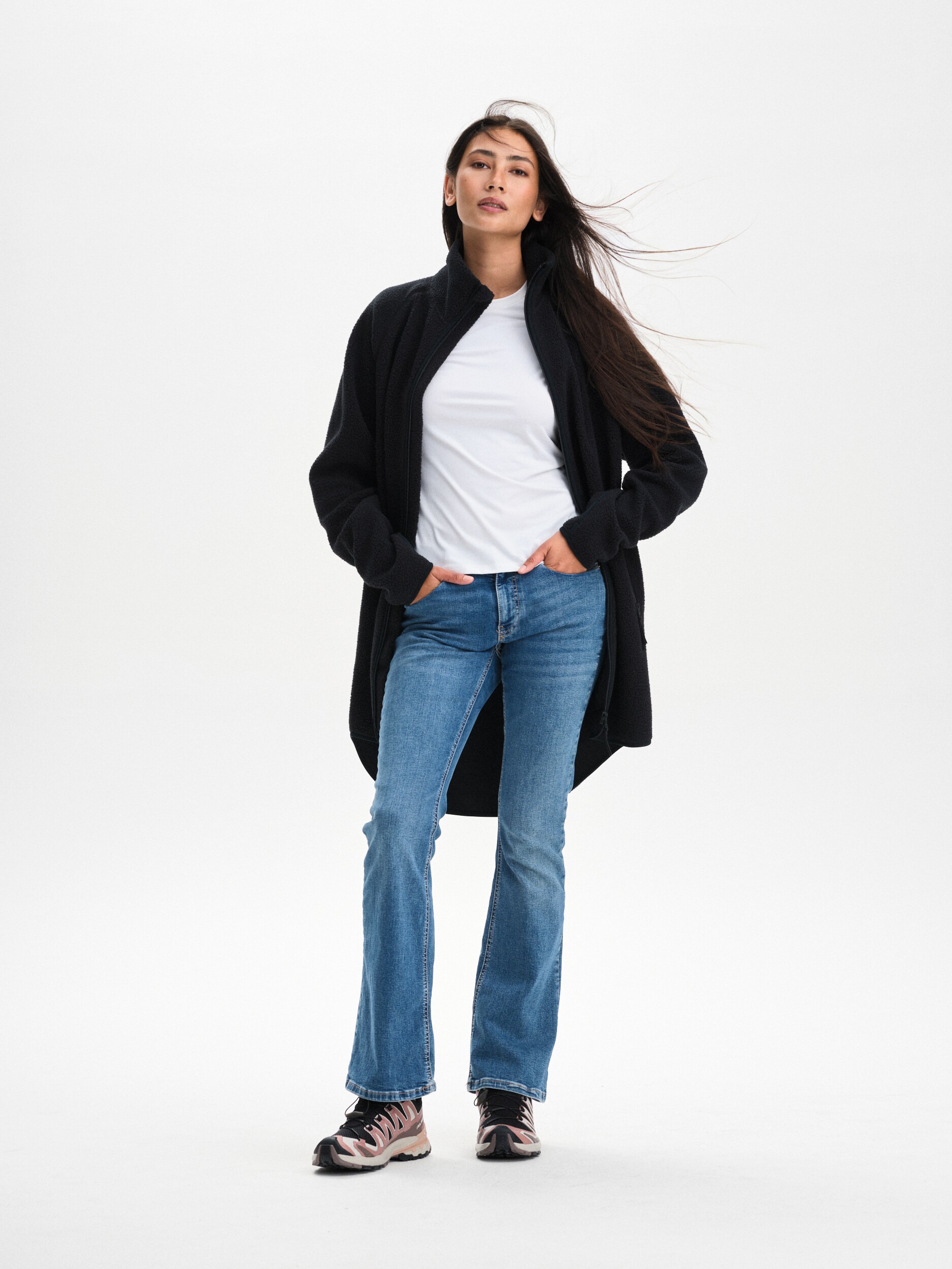 EVEREST, W PILE LONG SHIRT