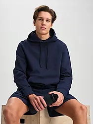 M CORE SWEAT HOOD - NAVY Model01 Small1x1