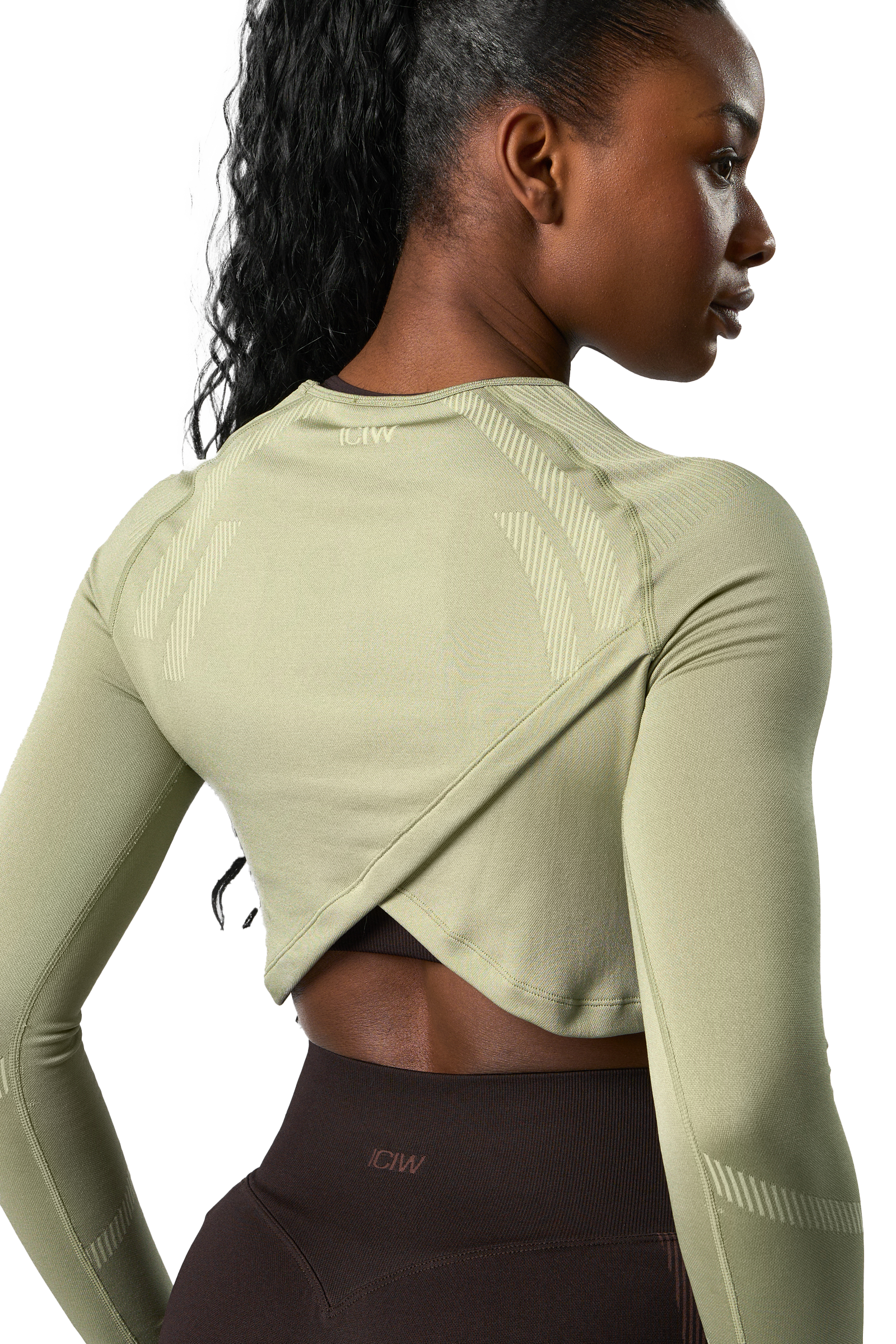 ICANIWILL, Impact Seamless Ls Crop Top