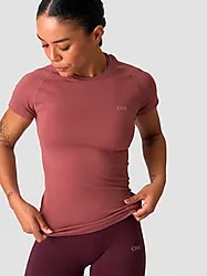 DEFINE SEAMLESS T-SHIRT W - CALM RED Model01 Small1x1