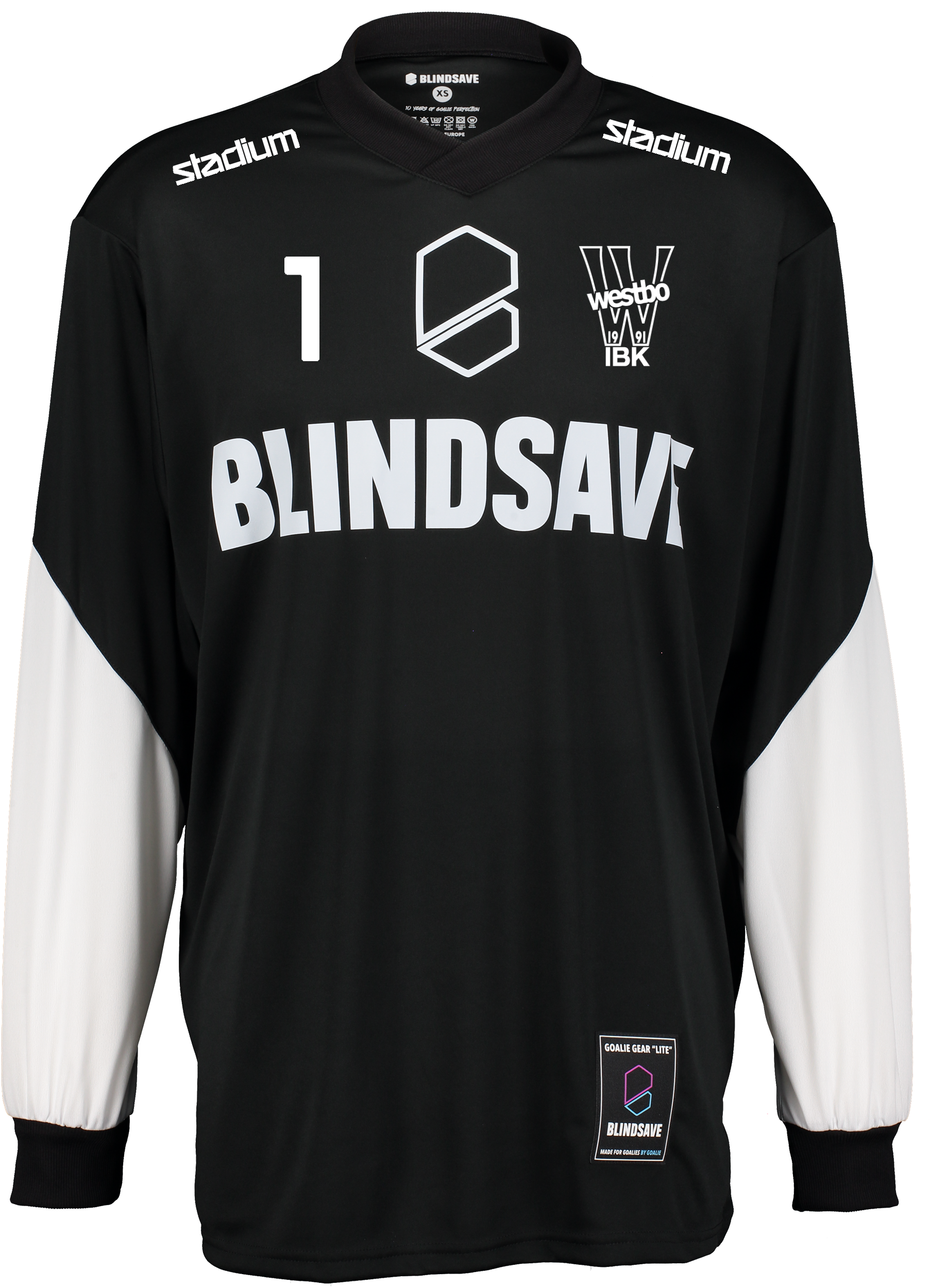 
BLINDSAVE, 
Lite Goalie Jersey, 
Detail 1
