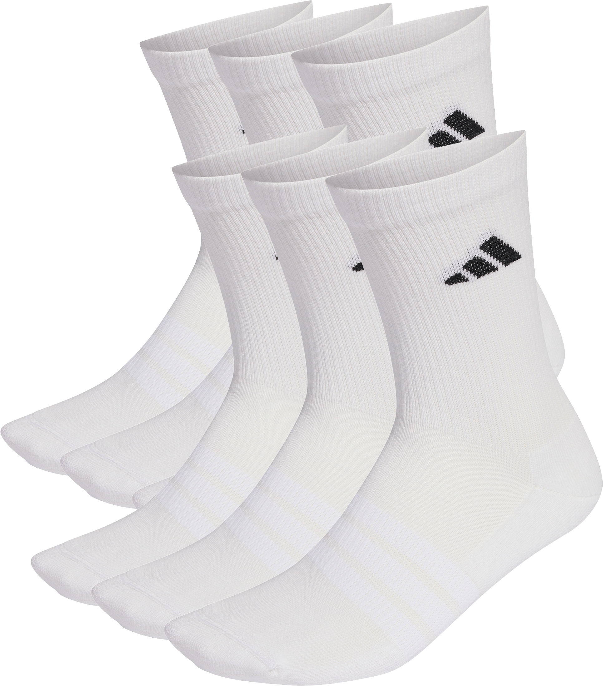 
ADIDAS, 
Cushioned Crew Socks 6 Pair Pack, 
Detail 1
