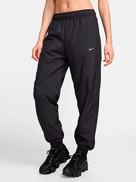 NIKE Классические тканые свободные джоггеры со средней посадкой W