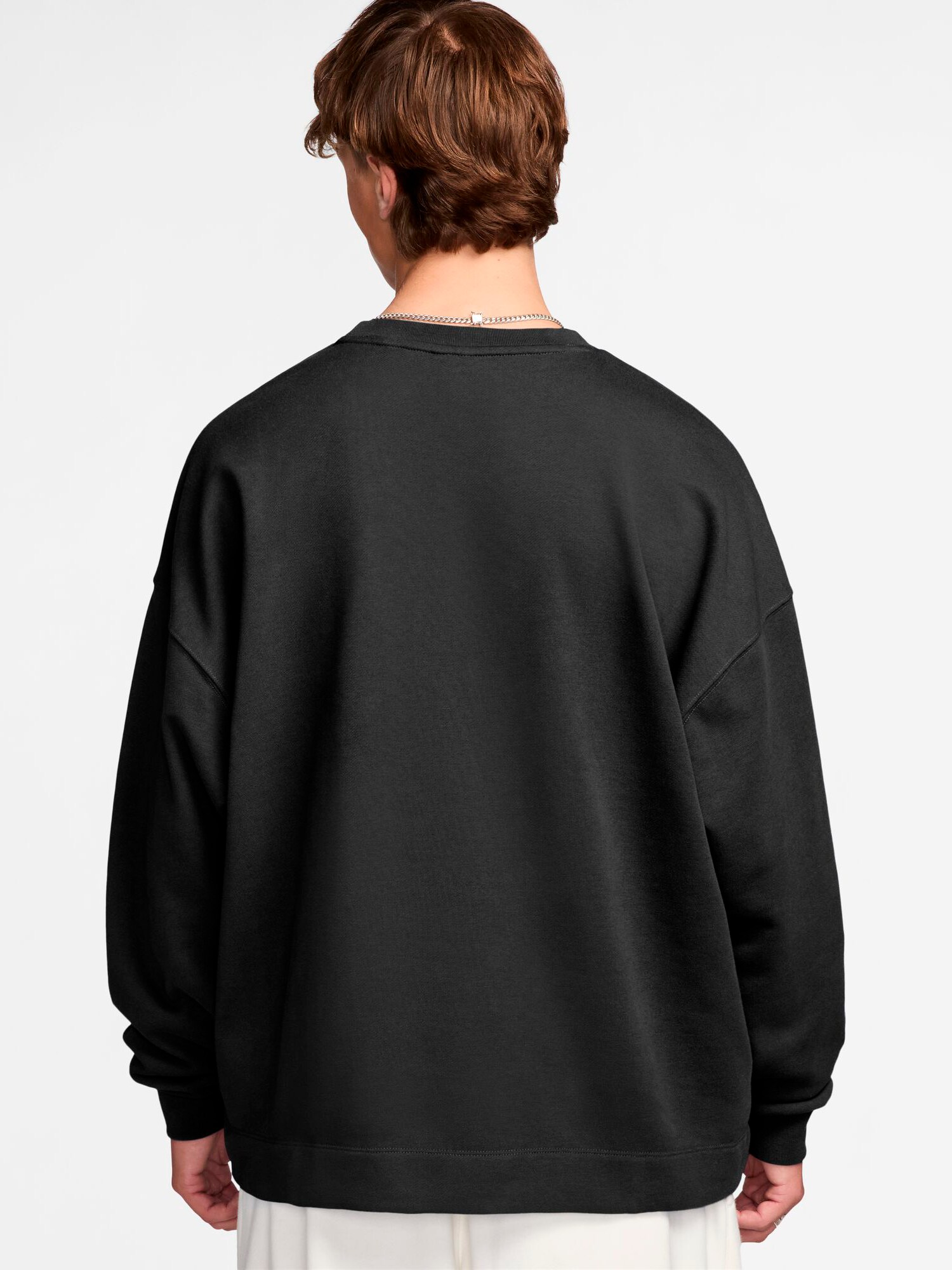 NIKE, M CLUB FRENCH TERRY OVERSIZED CREW