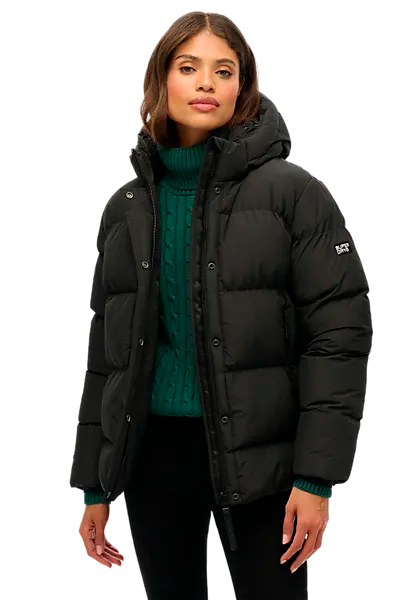 407012101101 SUPERDRY W Hood 5 Baffle Sport Puff 407012101101 SUPERDRY W Hood 5 Baffle Sport Puff Model01 Detail