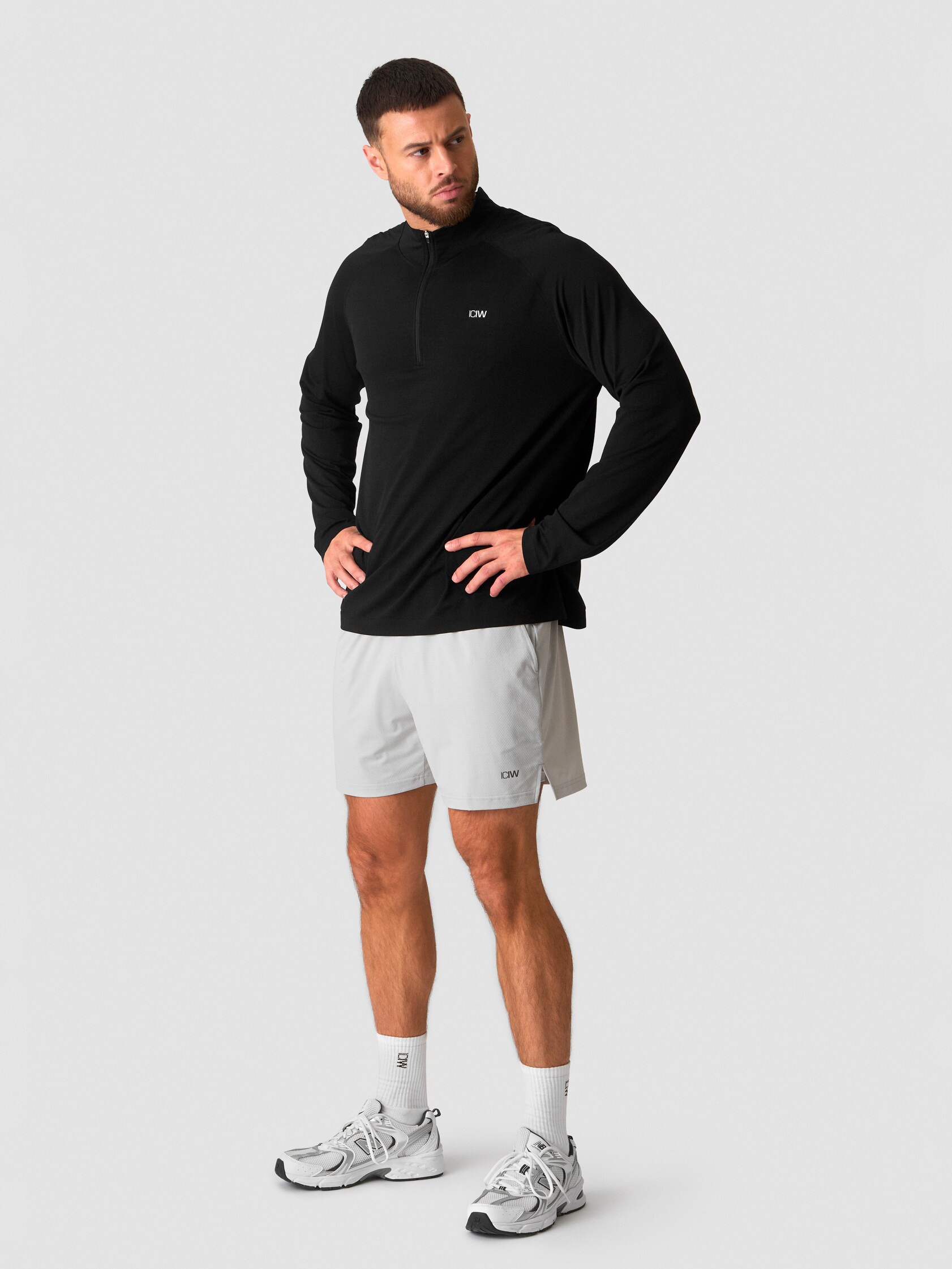 ICANIWILL, STRIDE 1/4 LONGSLEEVE M