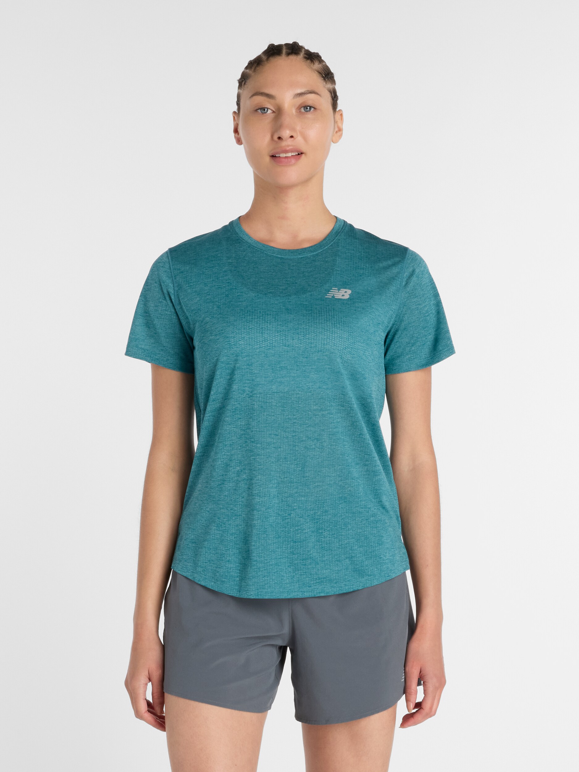 
NEW BALANCE, 
W Athletics Short Sleeve, 
Detail 1
