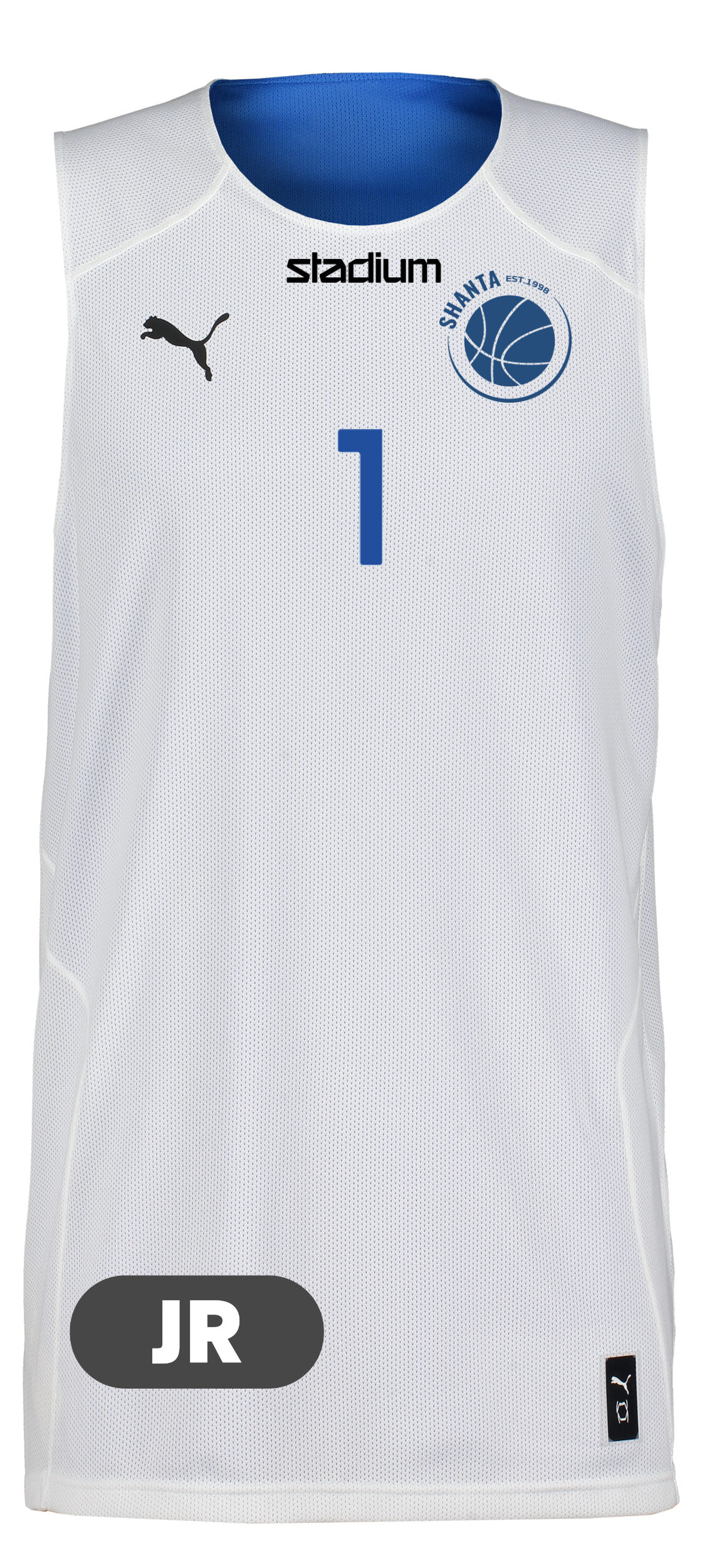 PUMA, Hoops Team Junior Reversible Practice Jersey