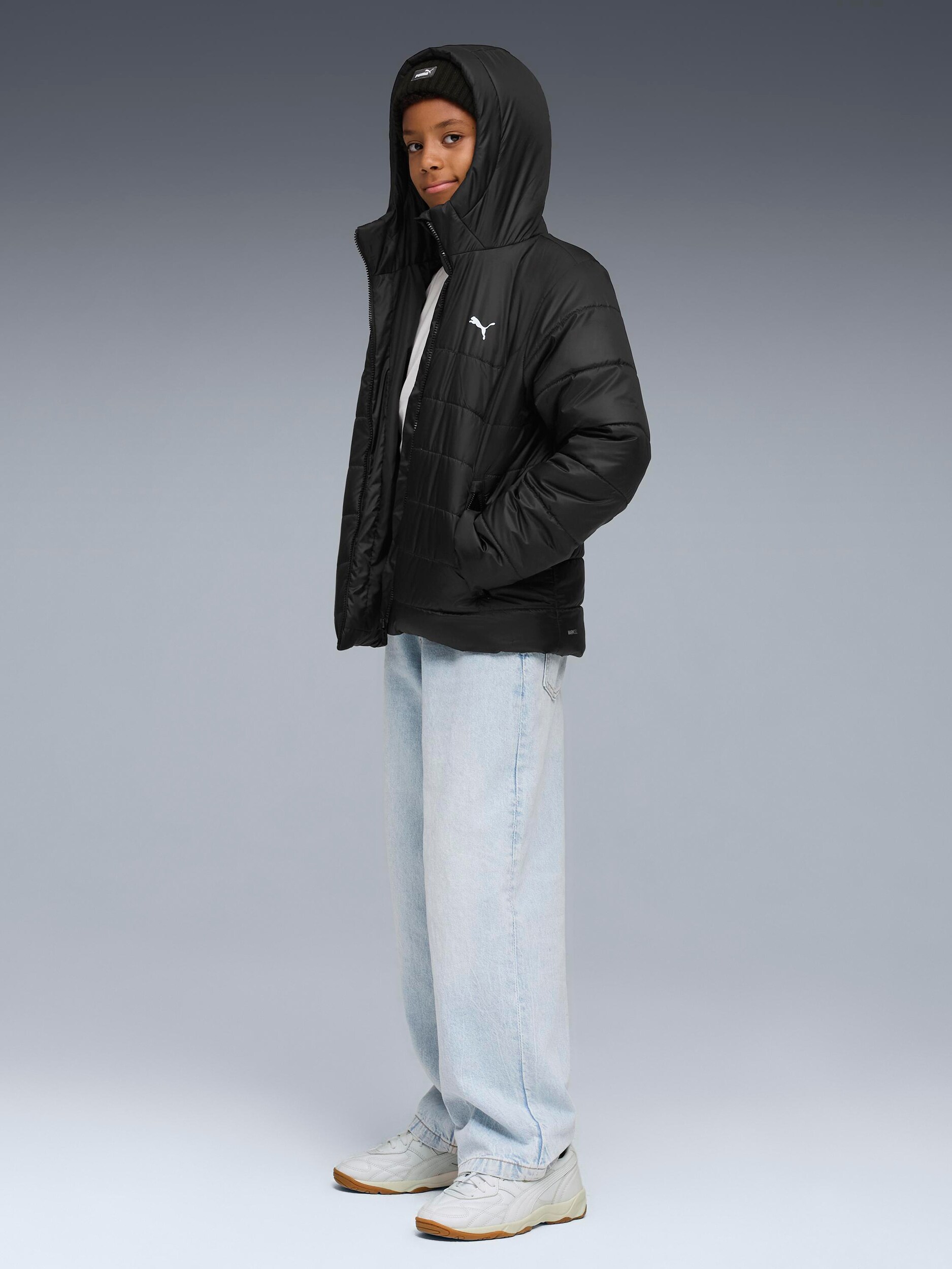 PUMA, ESS HOODED PADDED JACKET JUNIOR
