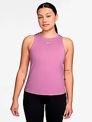 NIKE ONE CLASSIC WOMEN'S DRI-FIT TA - LT MAGENTA/WHITE Model01 Small1x1