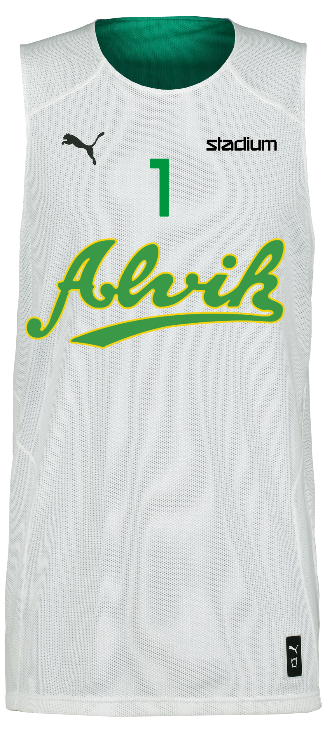 PUMA, Hoops Team Reverse Practice Jersey