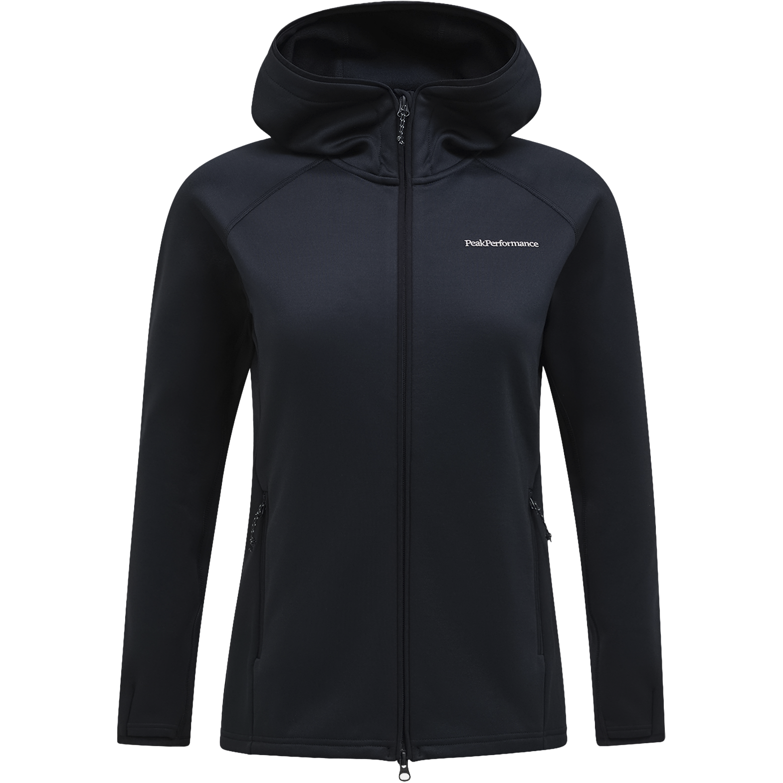 
PEAK PERFORMANCE, 
W Midlayer Zip Hood, 
Detail 1
