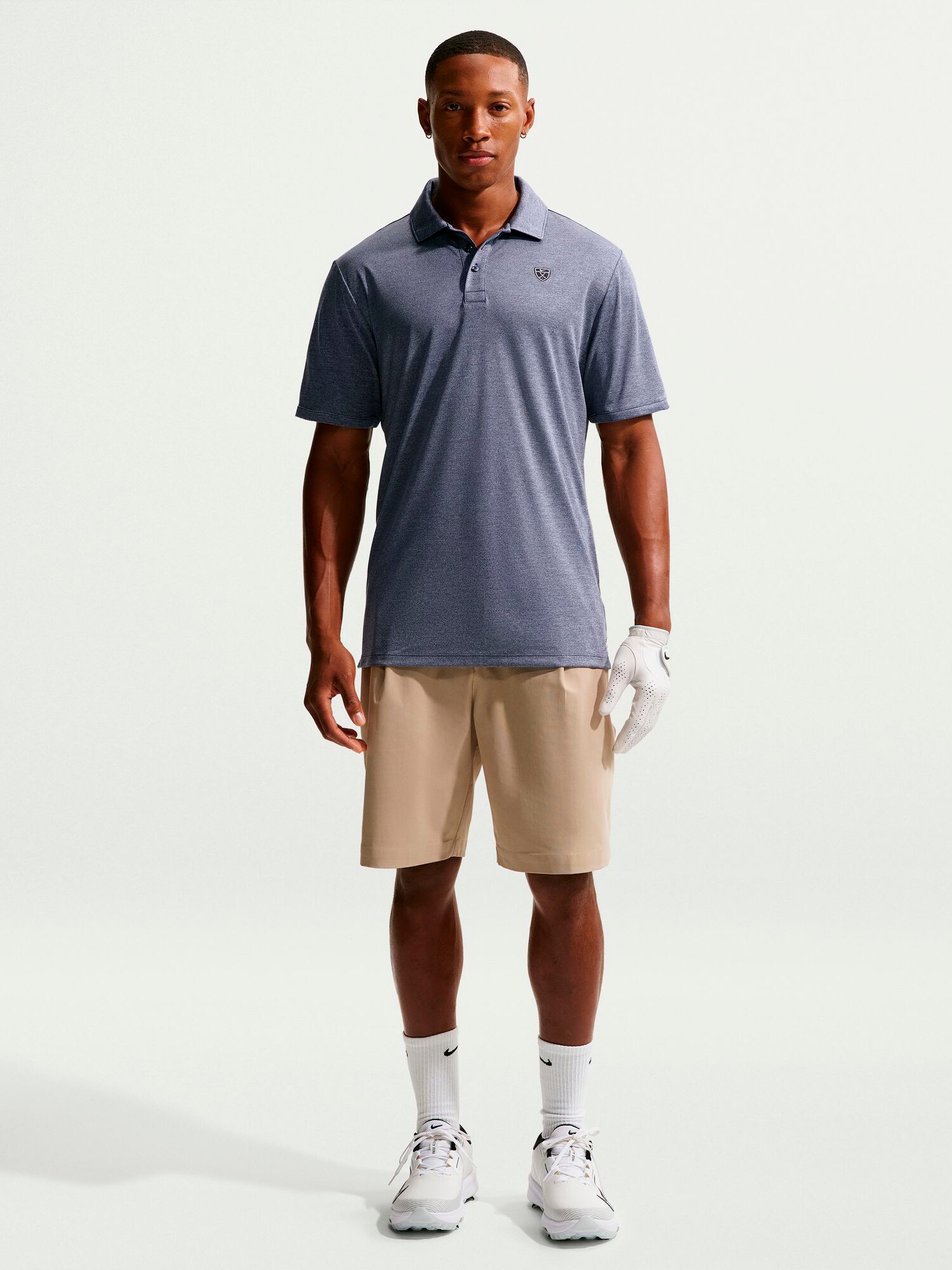 NIKE, NK DF PAR5 POLO SS HEATHER