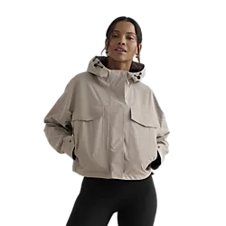 W Wp Jacket - Dark Clay Model01 Small1x1