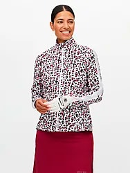 Packable Ultralight Jacket - LEO PINK/BEET Model01 Small1x1