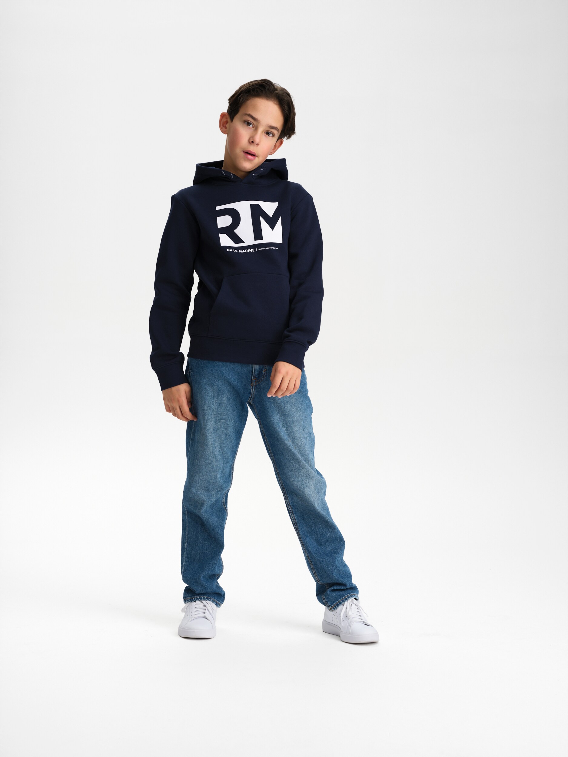 RACE MARINE, J RACE LOGO HOOD