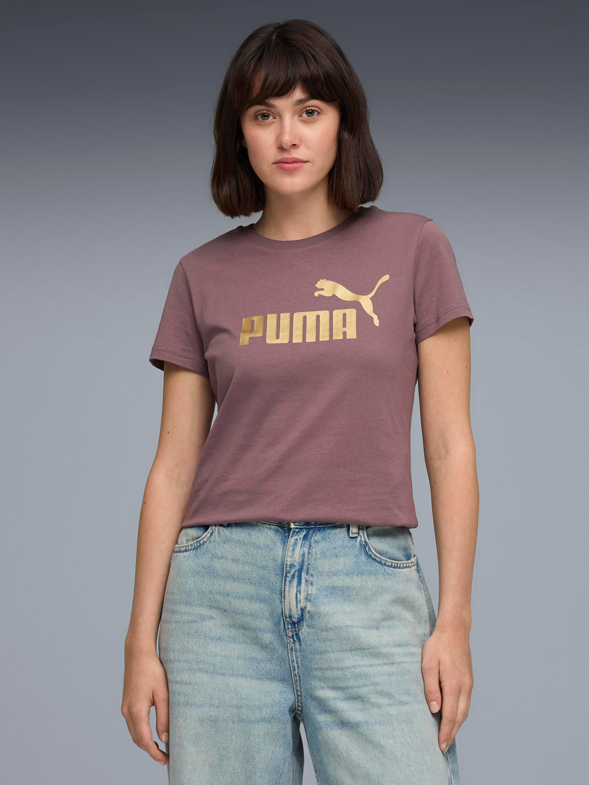 
PUMA, 
Ess Metallic Tee Logo W, 
Detail 1
