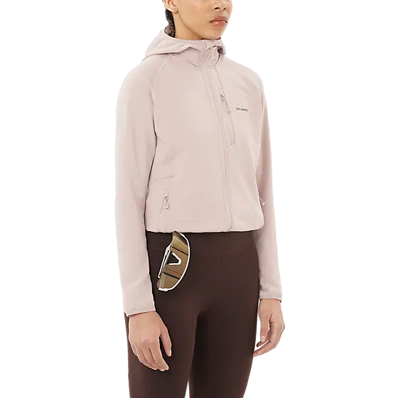 406438101101 SALOMON Essential Lightwarm Hood W 406438101101 SALOMON Essential Lightwarm Hood W Model01 Detail