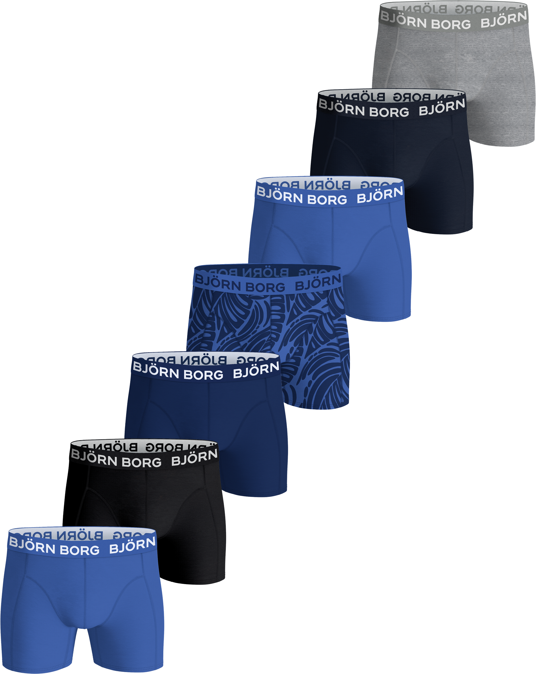 
BJ&Ouml;RN BORG, 
J COTTON STRETCH BOXER 7P, 
Detail 1
