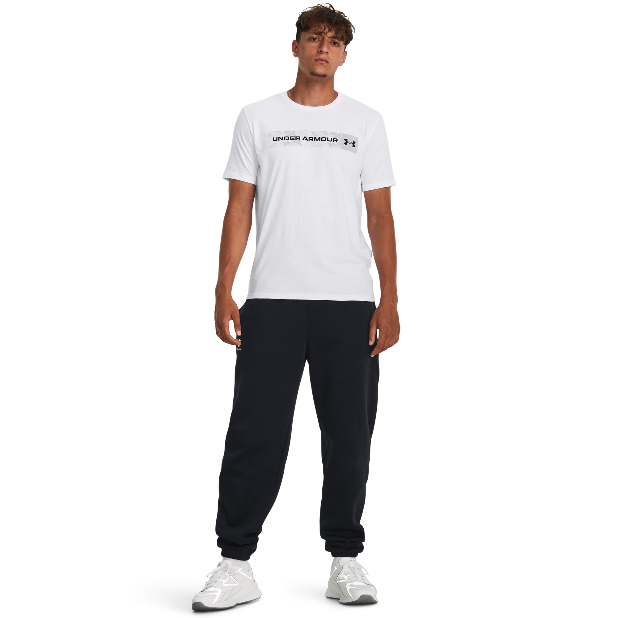 UNDER ARMOUR, Ua Camo Chest Stripe Ss-blk M