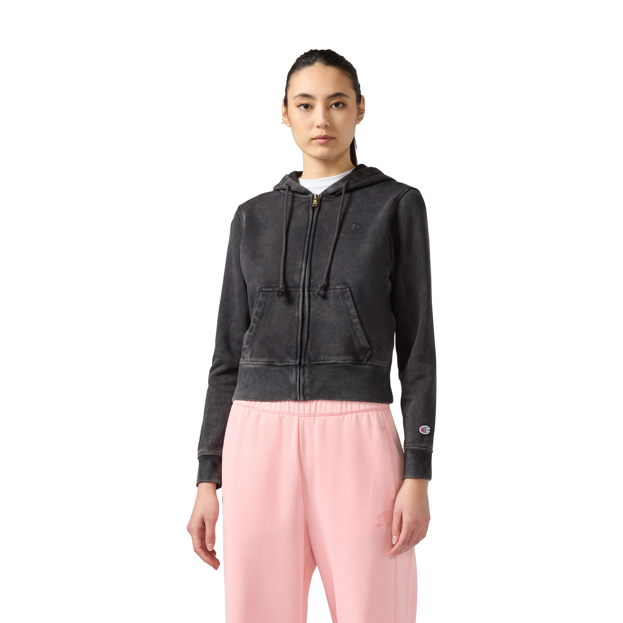 
CHAMPION, 
W Full Zip Hoodie Sweatshirt, 
Detail 1
