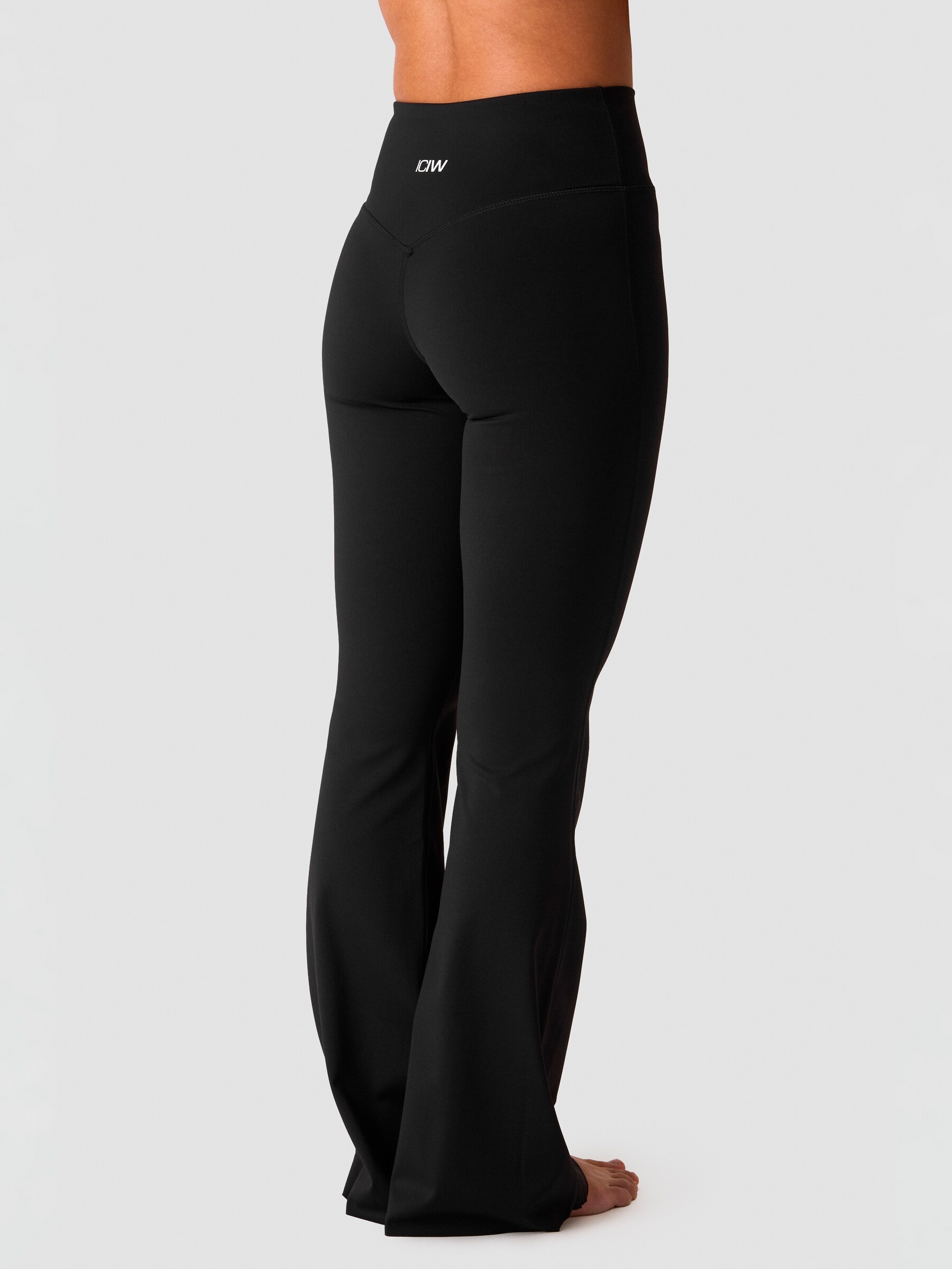 ICANIWILL, NIMBLE NO-RISE FLARED TIGHTS PETIT W