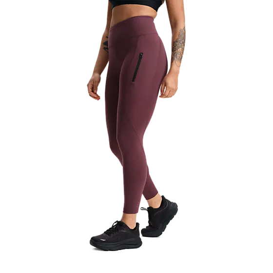 400284102101 SOC W Run Soft Zip Tights 400284102101 SOC W Run Soft Zip Tights Model01 Detail