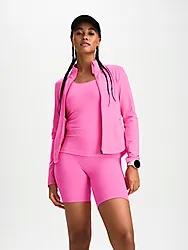 W Favourite Fullzip - PINK Model01 Small1x1