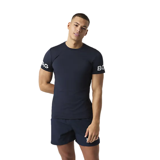 401386107102 BJÖRN BORG M Borg T-Shirt 401386107102 BJÖRN BORG M Borg T-Shirt Model01 Detail