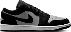 AIR JORDAN 1 LOW MEN'S SHOES - BLACK/WHITE-LT Standard Small1x1